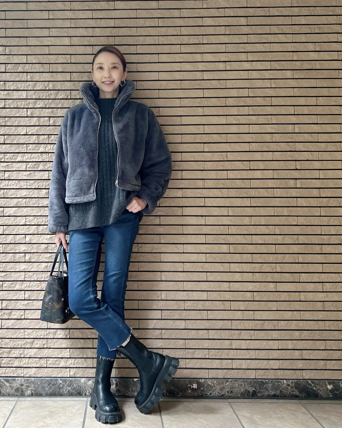 GUあったかブルゾン✨デイリーコーデに大の画像_6