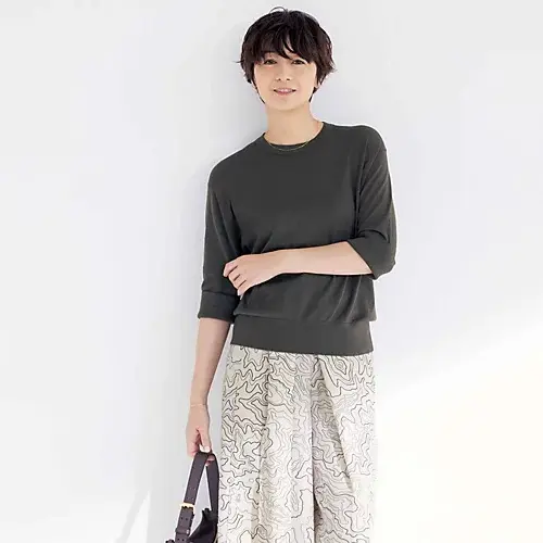 JOHN SMEDLEY×eclat ターンナッププルオーバー ￥37,400