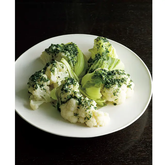 カリフラワーのパセリレシピ　有元葉子レシピ