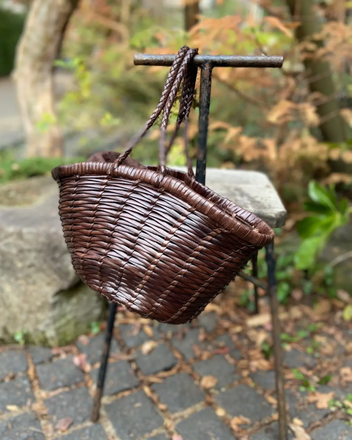 冬のカゴバックの画像_1