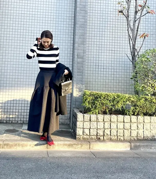 華組　スカートコーデ