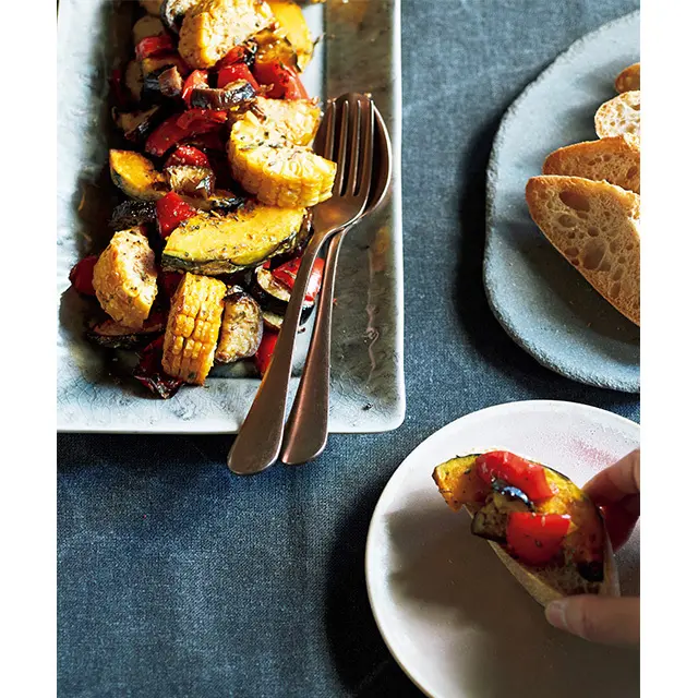 焼き野菜のスパイスサラダ