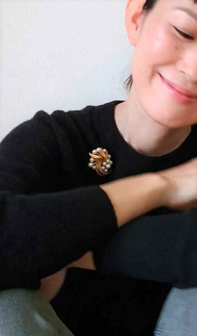 肌映えアクセサリーで華コーデの画像_2