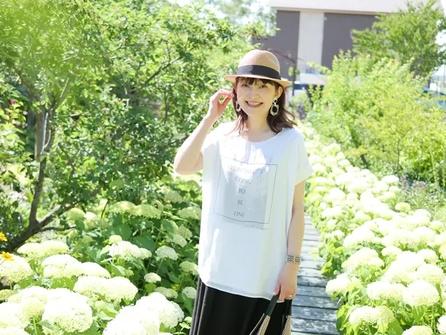 紫陽花が綺麗な素敵なお庭で