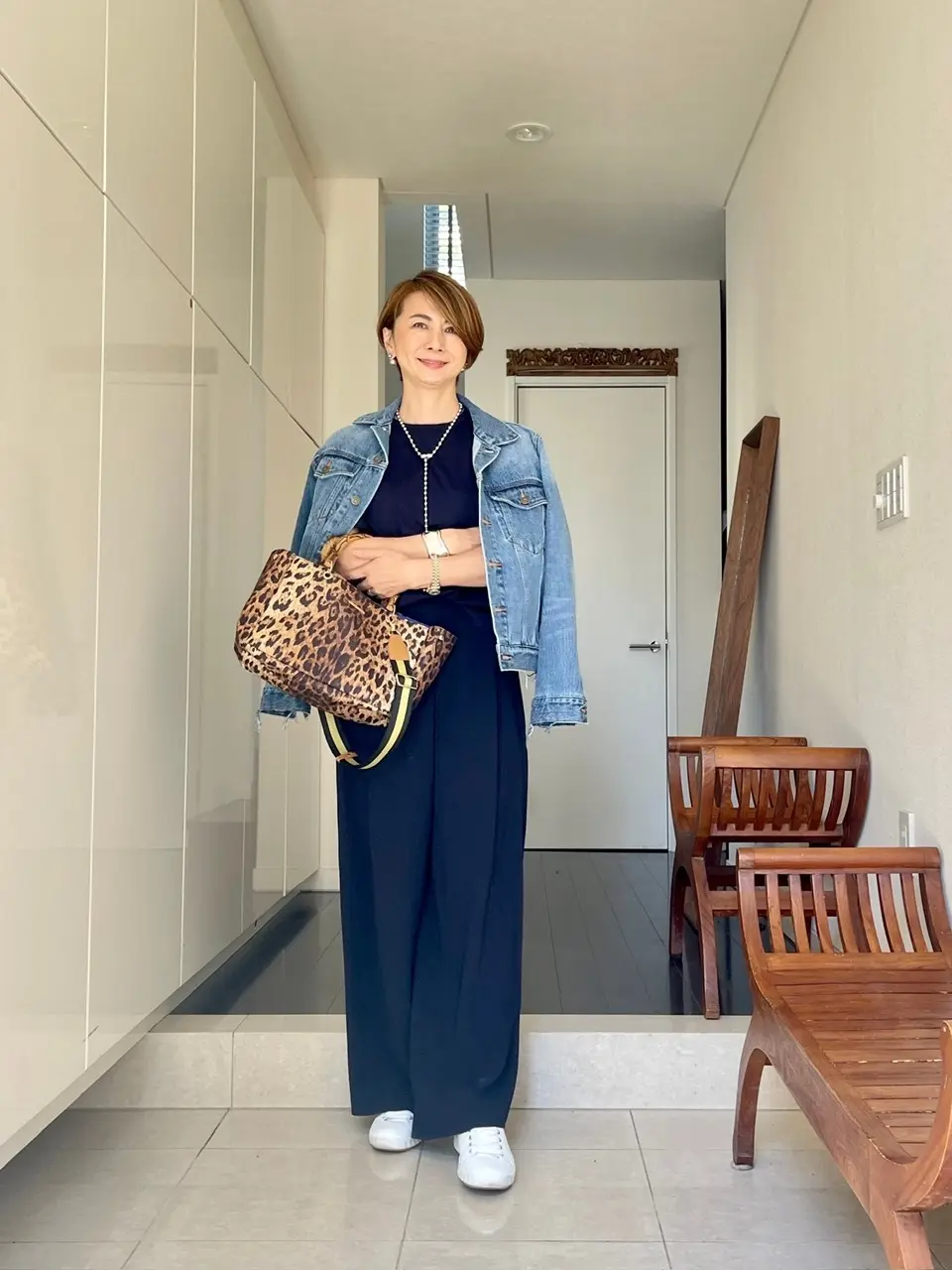 大人の Gジャンコーデの画像_4