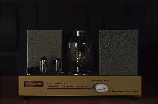 「ウェスタン」の客室にはウェスタンエレクトリック300Bの真空管を備えたアンプがある