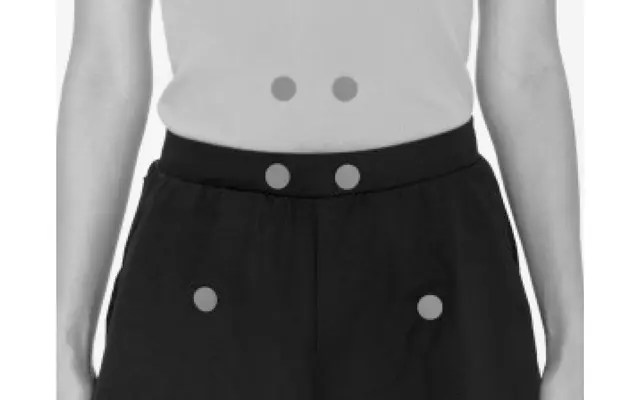 おなかを押す場所