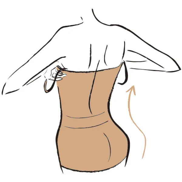 きれいな補正下着のつけかた1