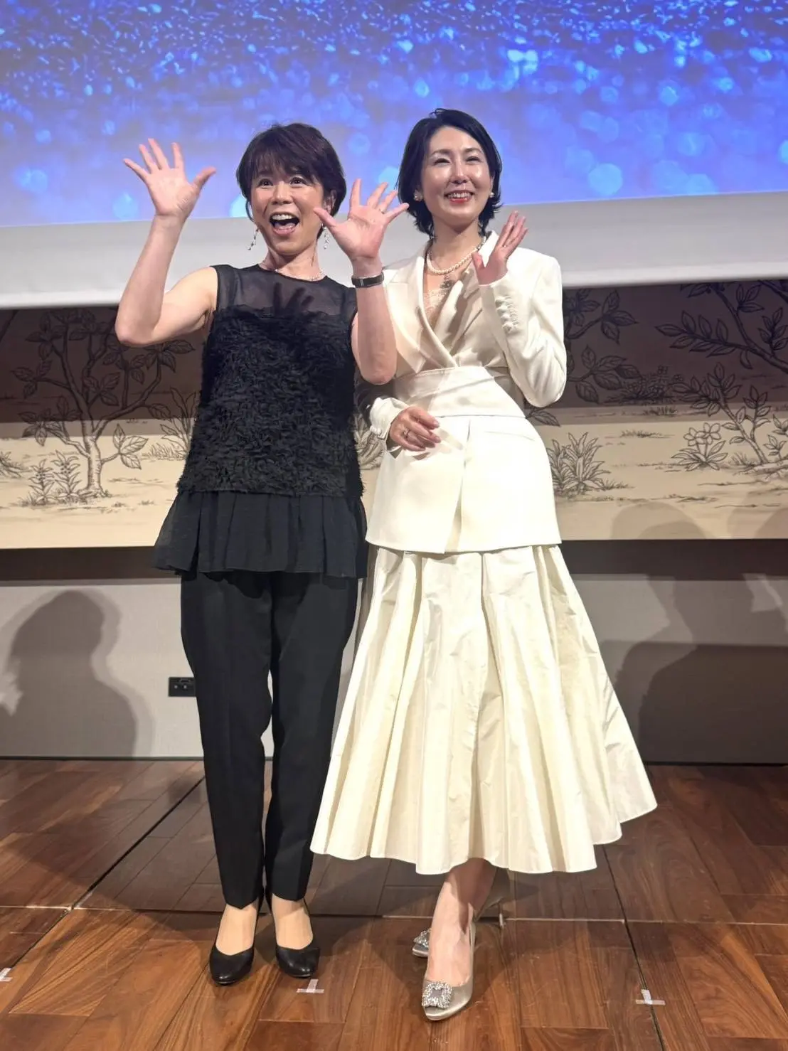 黒×刺繍ブラウスで éclat主催のパーの画像_6