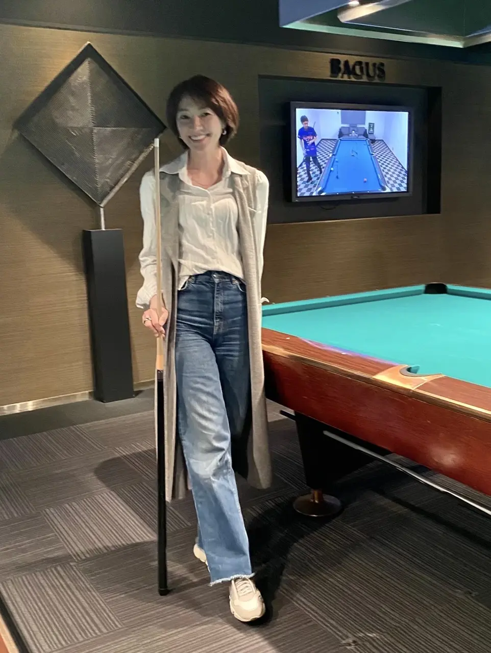 ビリヤードでのコーディネート