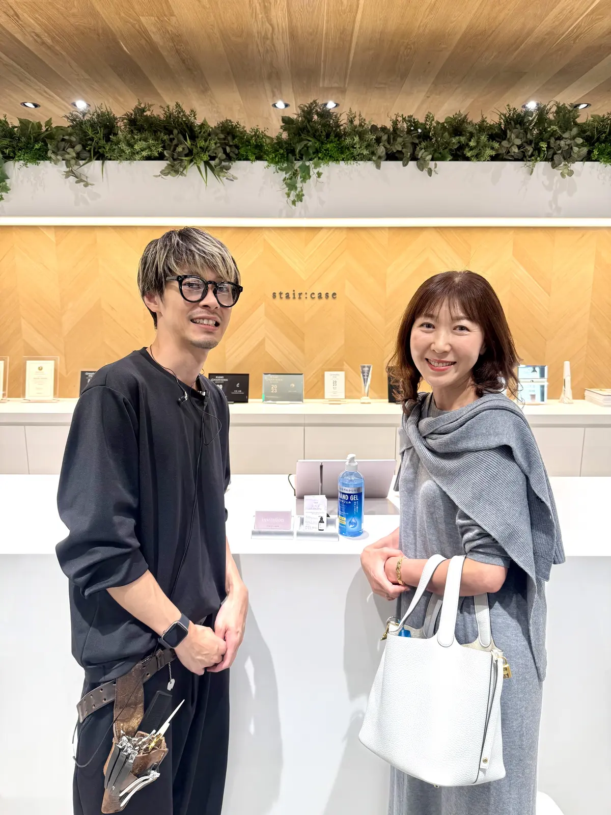 ステアケースにて