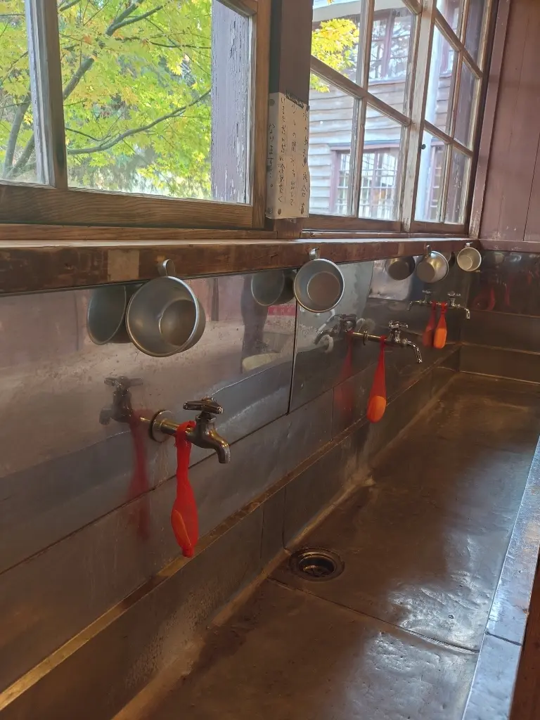 潟分校の手洗い場