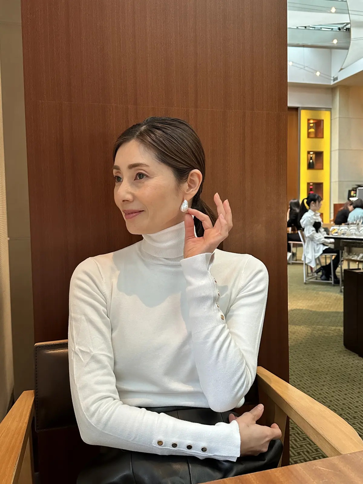 ホテルランチで新しいピアスをデビューの画像_6