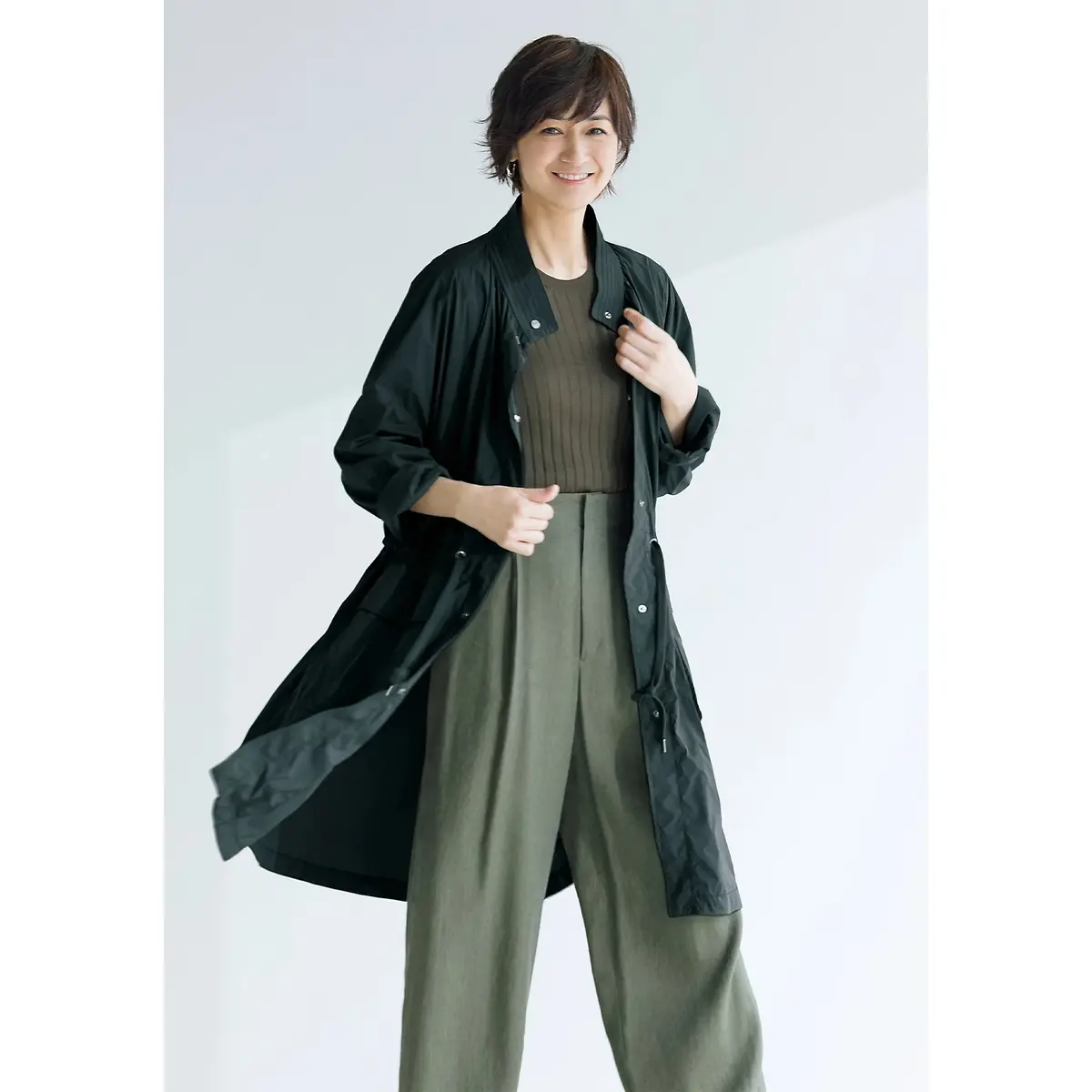 HERNO ミリタリー風コート