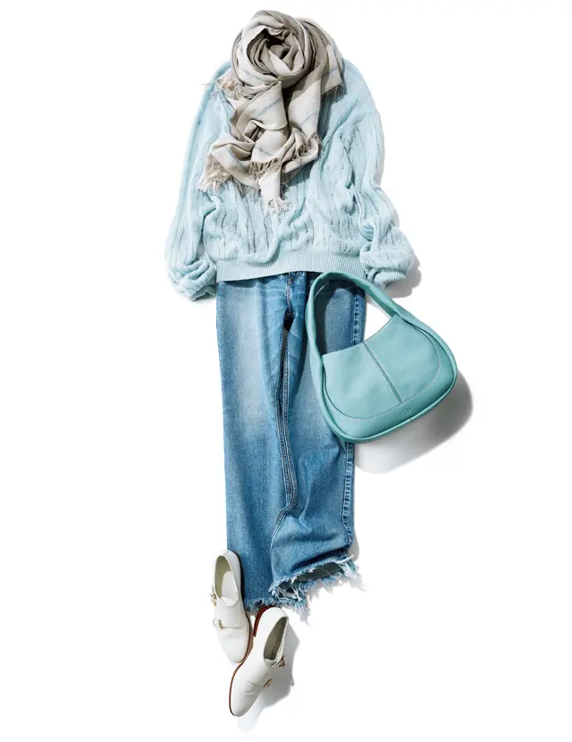 ダメージデニムを格上げする上質なトラッド靴とのコーデ