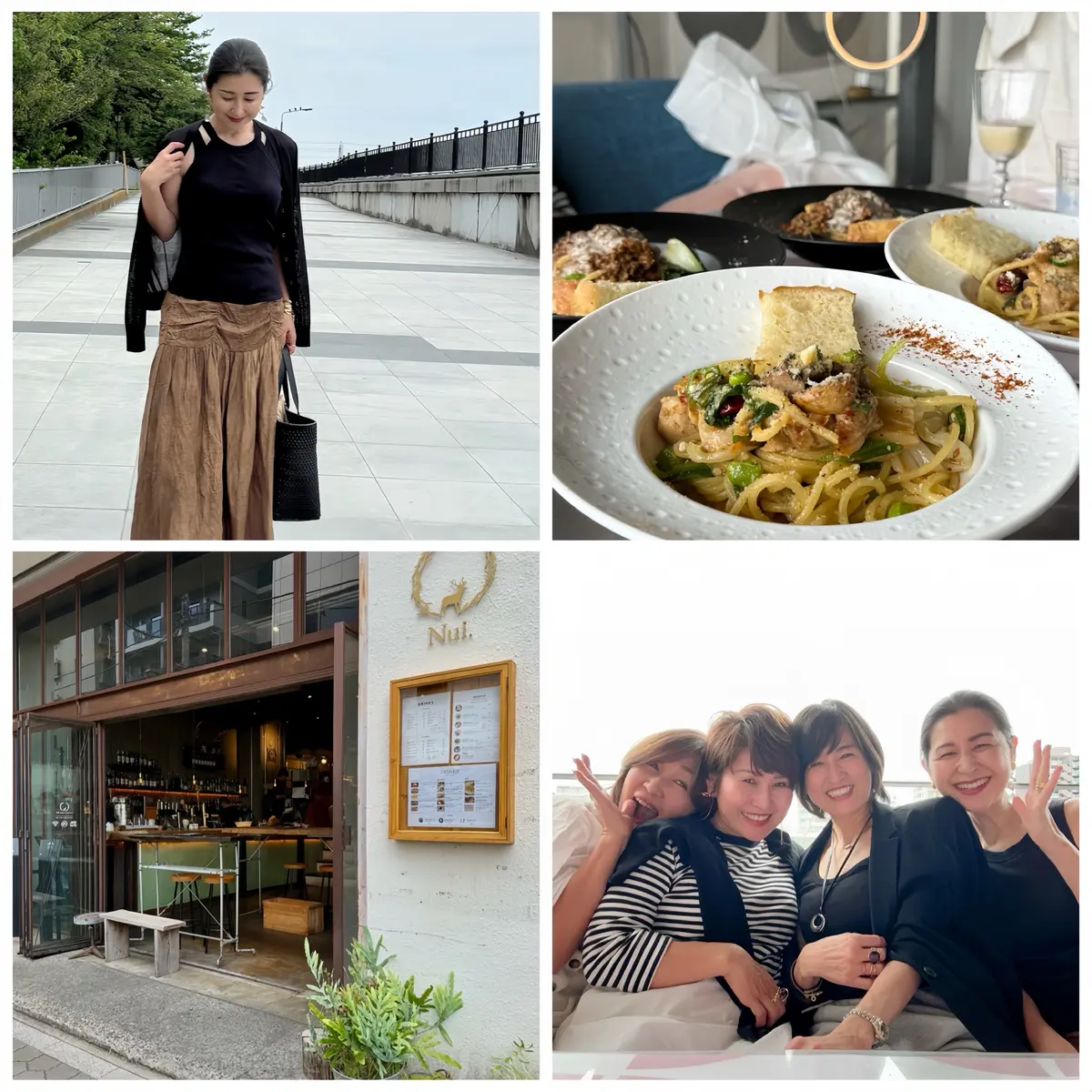 UNIQLOブラトップコーデで東京のブルの画像_14