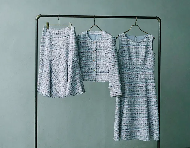 クラシカルでエレガントなツイードは永遠の憧れ。