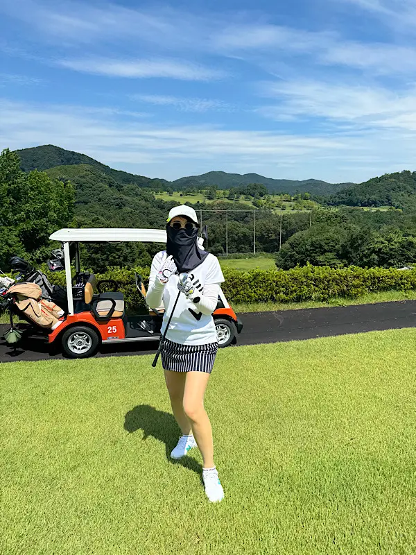 本当は見せたくない！！夏のゴルフ日差し対の画像_3