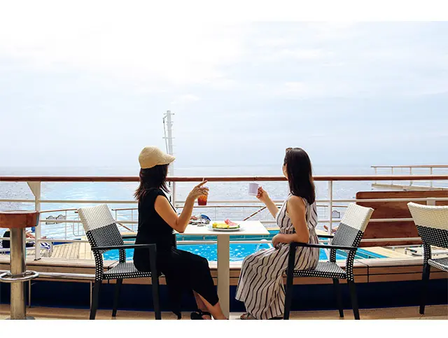 年に一度はクルーズ旅行。 海と寄港地めぐりが魅力（ izuminさん ）