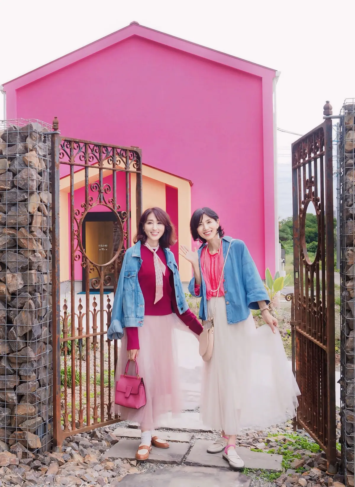 50代姉妹リンクコーデ