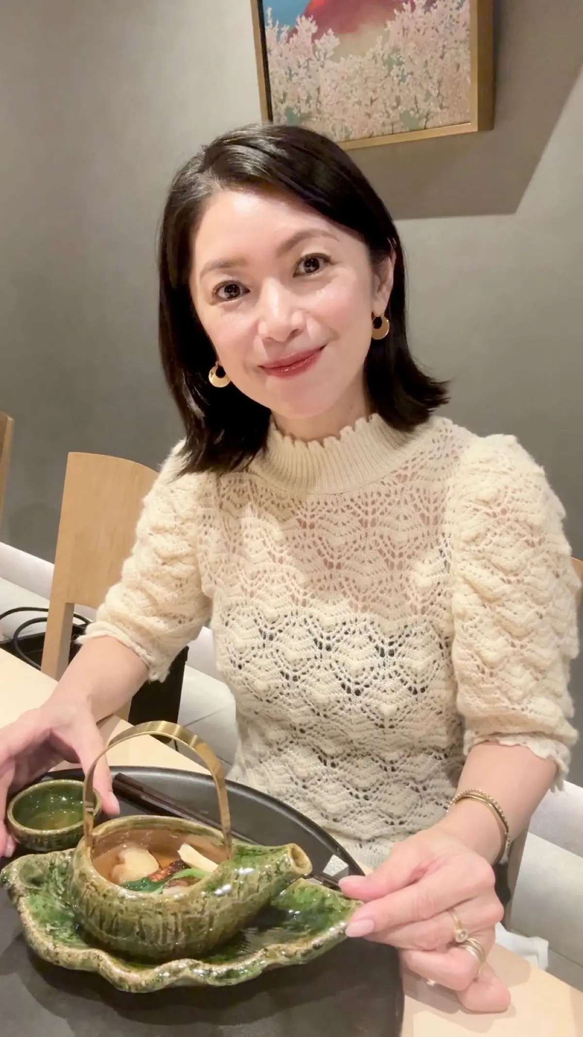 ZARAのロマンチックリブニットセーターの画像_1