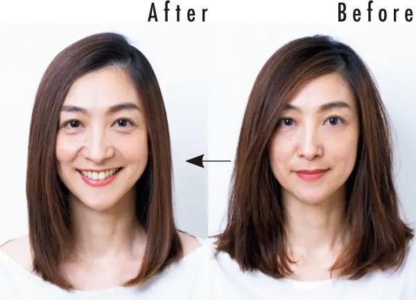 サロンヘアケア体験のBeforeとAfter