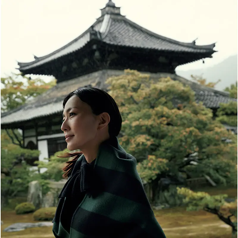 京都の奥嵯峨にある鹿王院の舎利殿