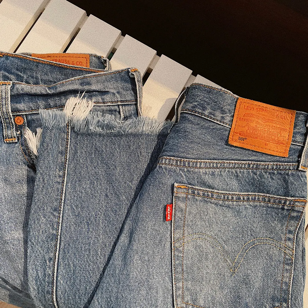 ダメージ加工がお気に入りのリーバイス501