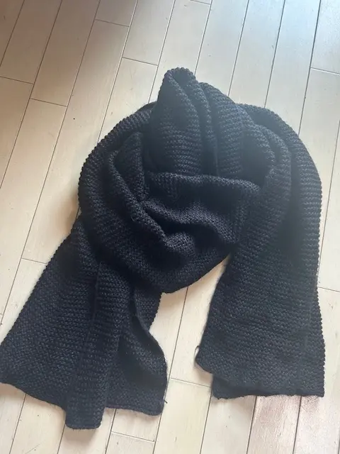 華組　法村さん　ZARA　マフラーの写真