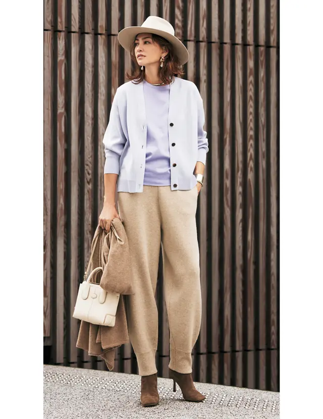 Sand Beige×LavenderのRINA