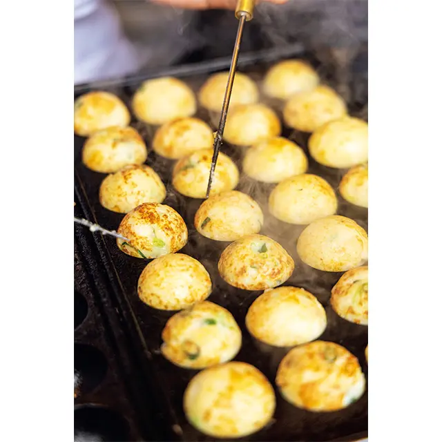 たこやき台は1台で28個焼ける昭和の型