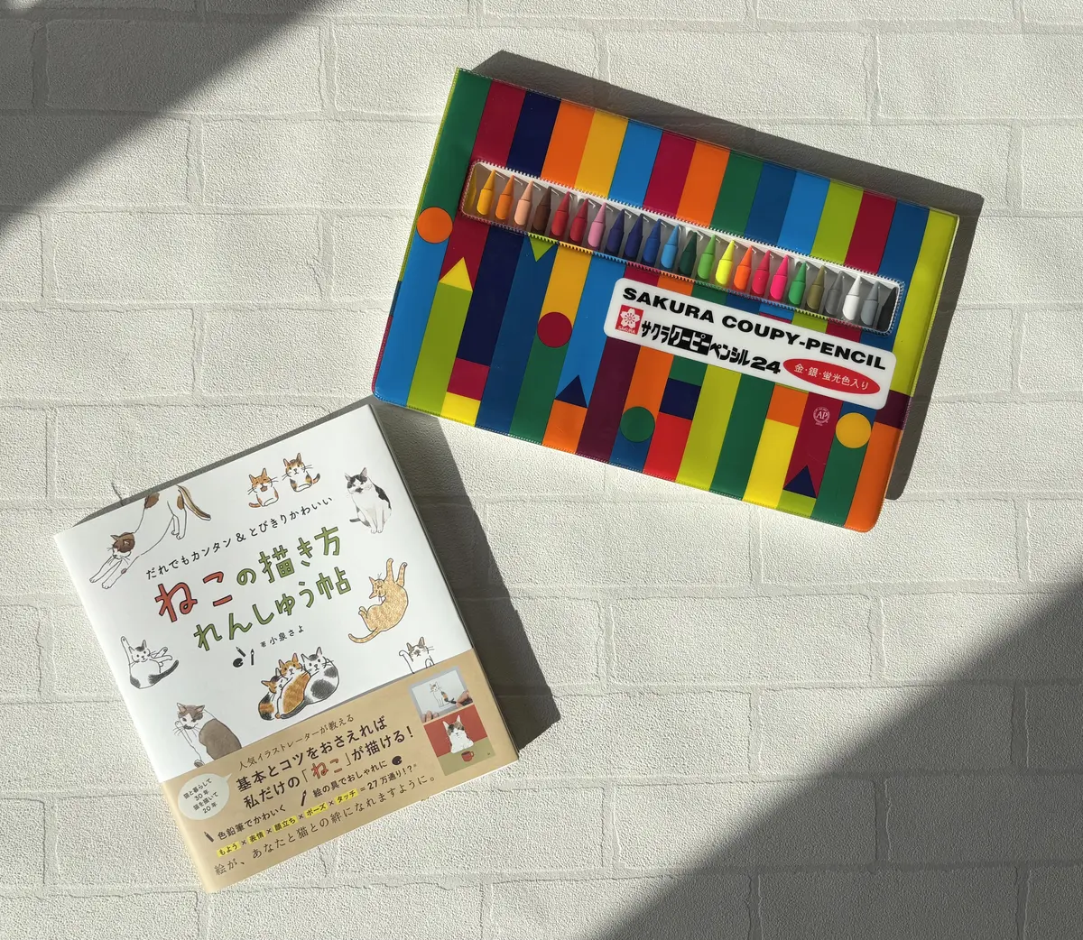 読書　【ねこの描き方 れんしゅう帖】