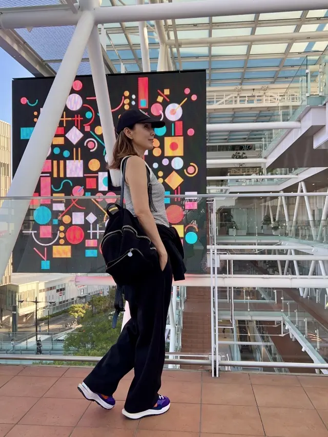 今日のコーデ　楽ちんユニクロスウェットでの画像_2