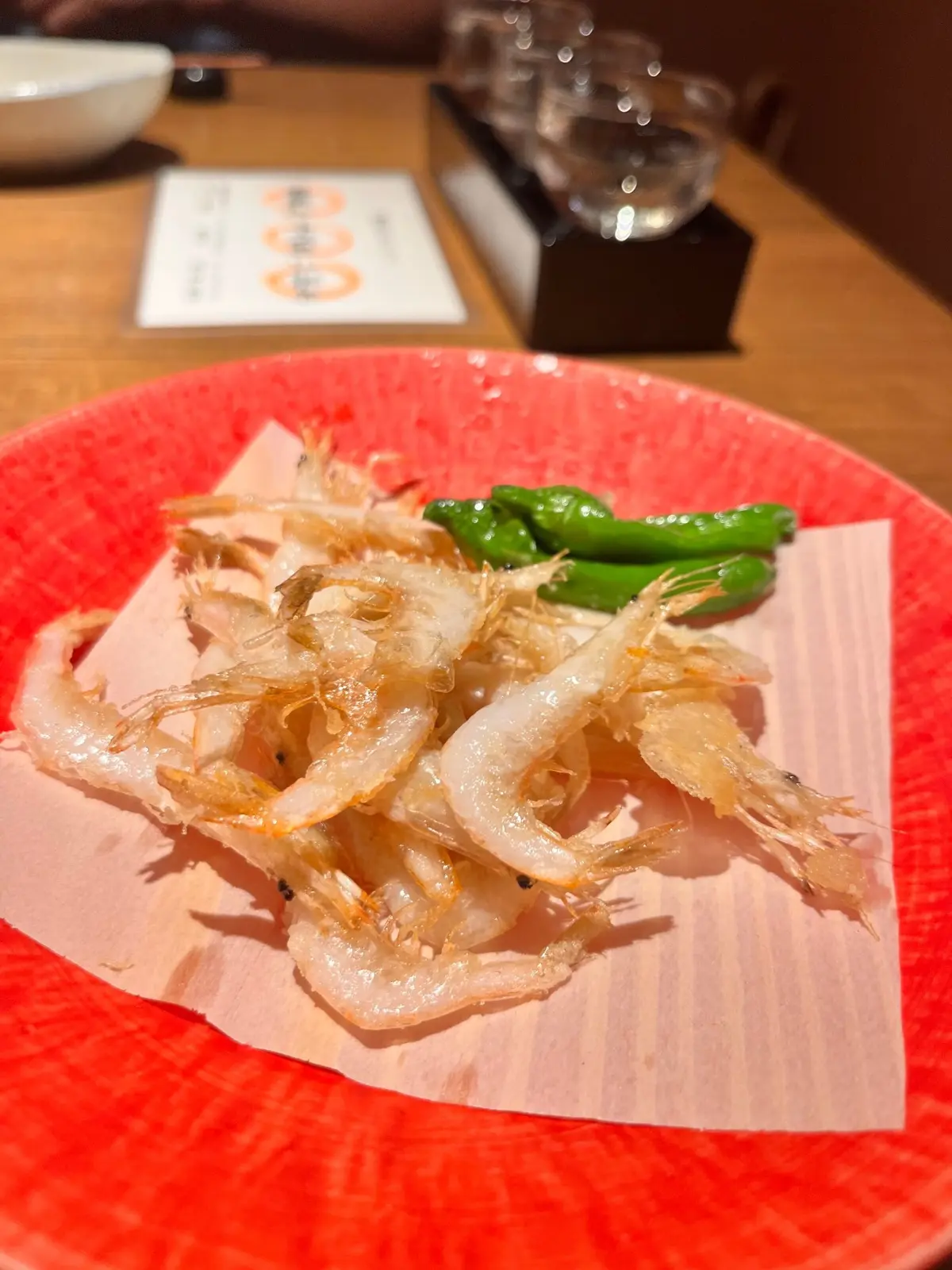 白海老のから揚げ。富山湾の宝石ですね。これぞ、富山。バンザイ。