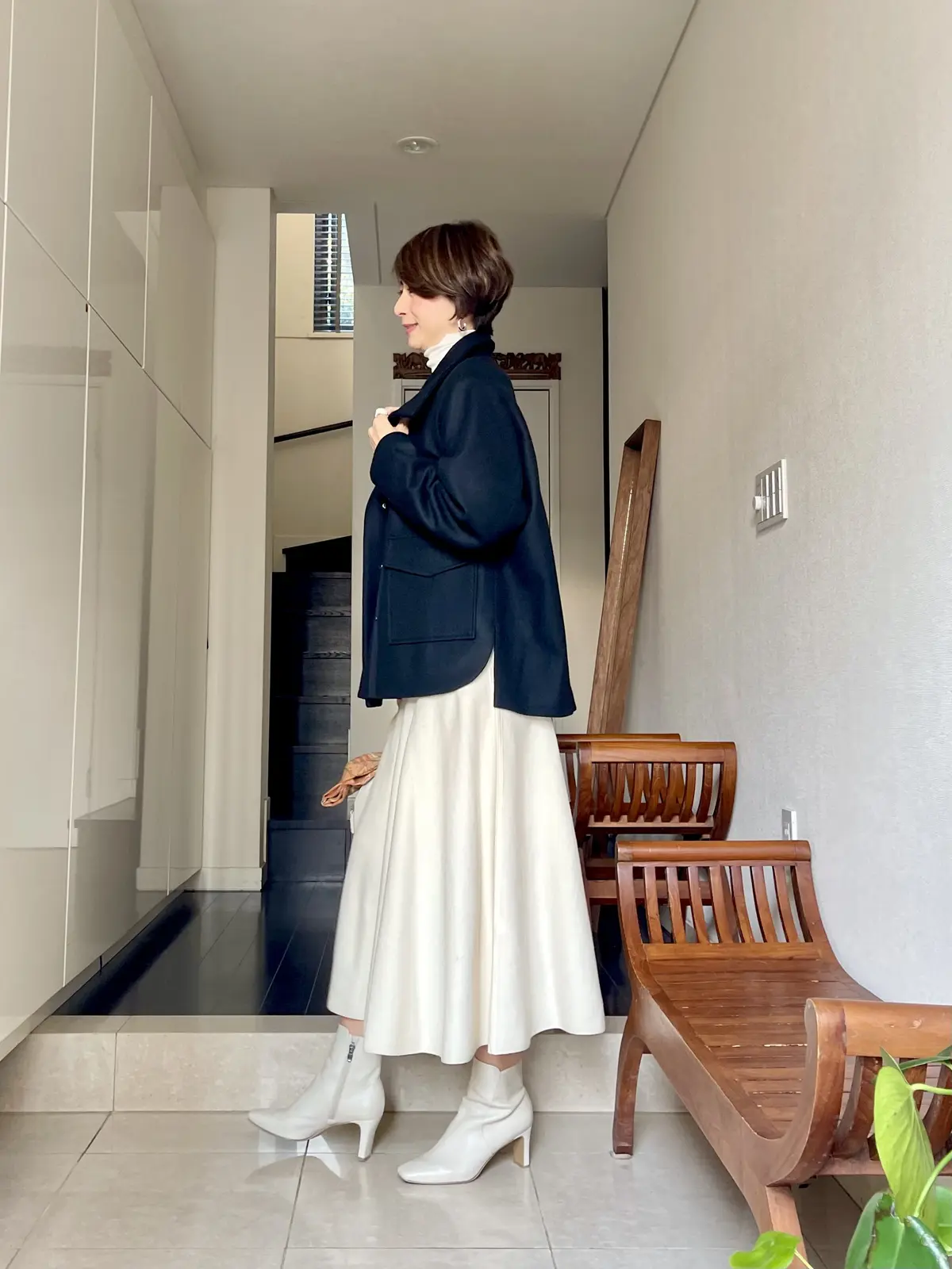 MOGA ライトウールジャケットコート の画像_3