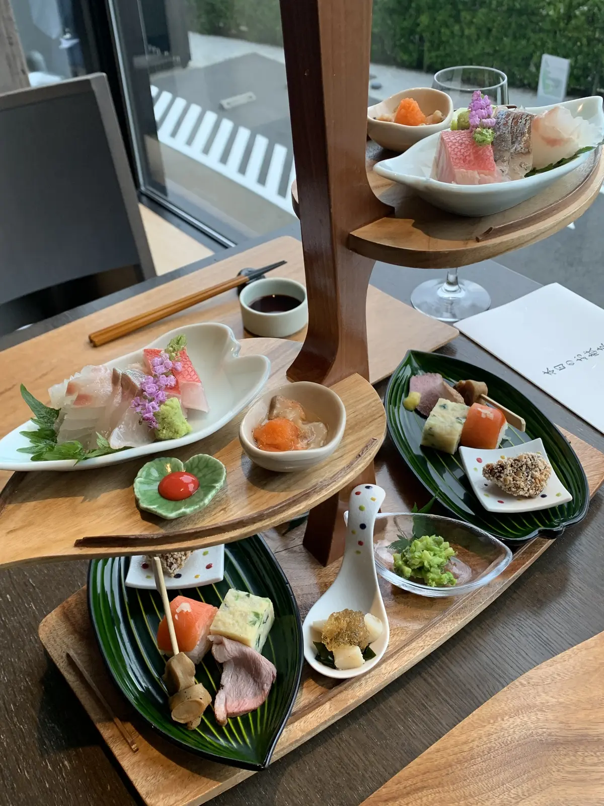 アフタヌーンティー風の飾り付け