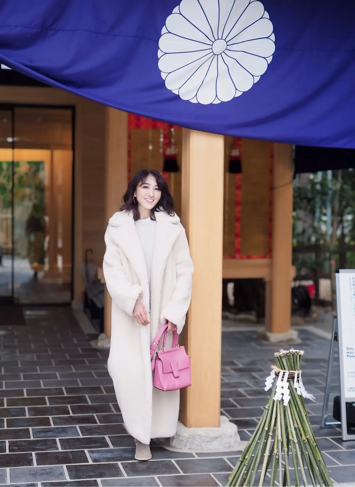 「ザラ」ロング丈ボアコート