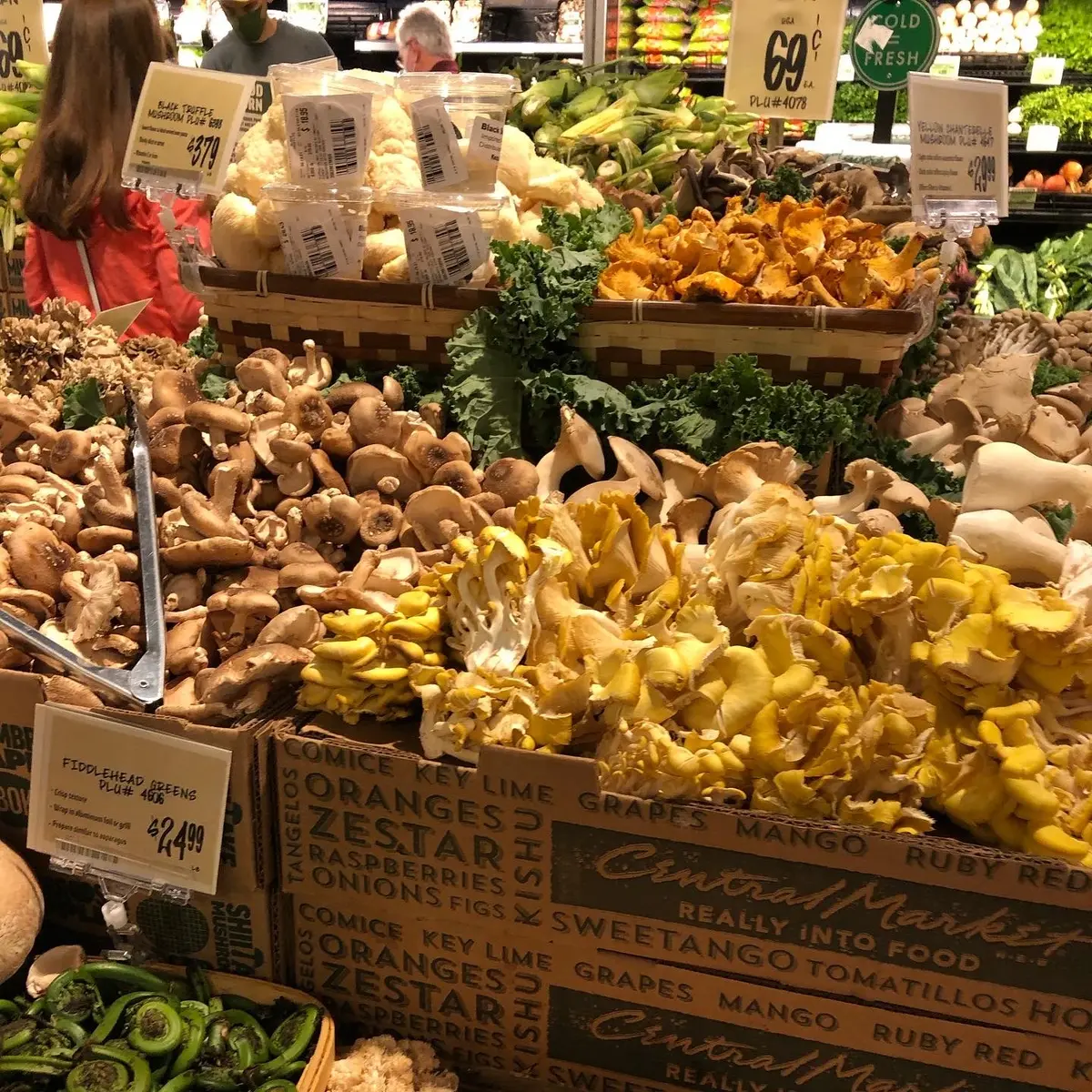 きのこの種類も圧巻です。