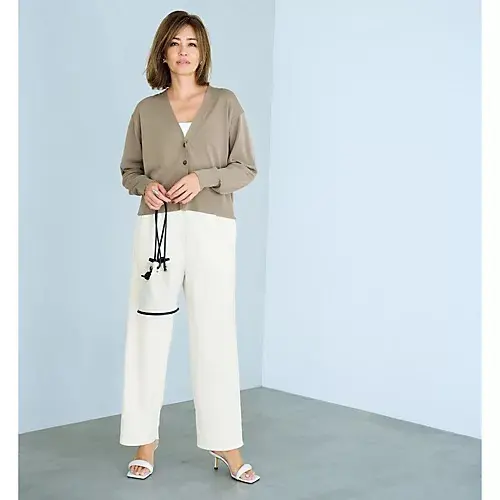 GALLARDAGALANTE×eclat アイスコットンカーディガン ￥17,600