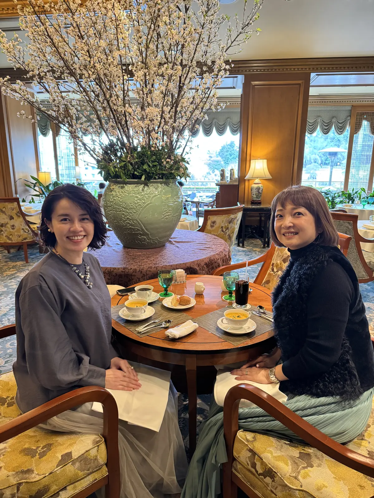 濃淡グレーコーデでランチ@ホテル椿山荘東の画像_7