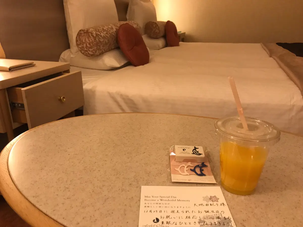 客室のプレゼント