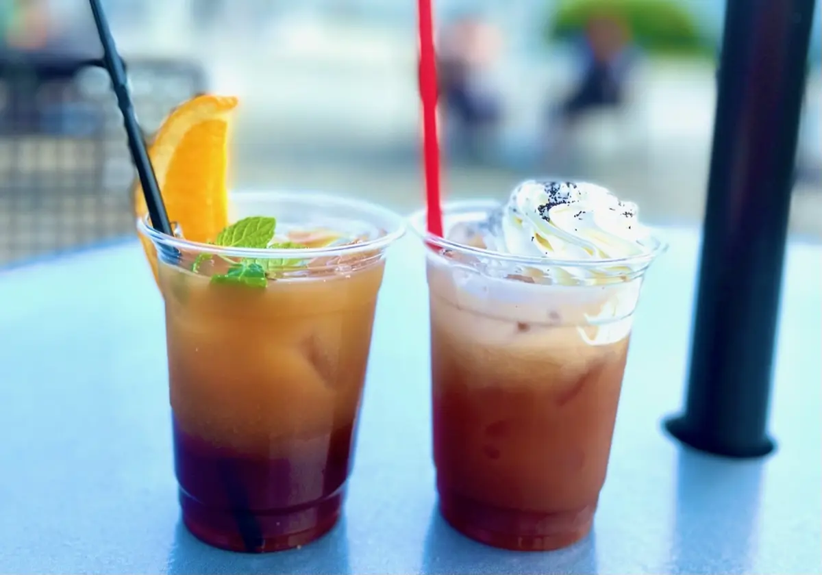 オレンジアイスティ