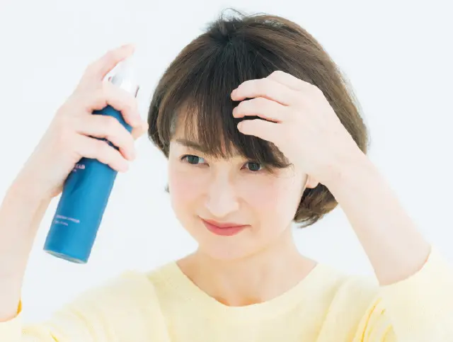 抜け感のあるおろし前髪で