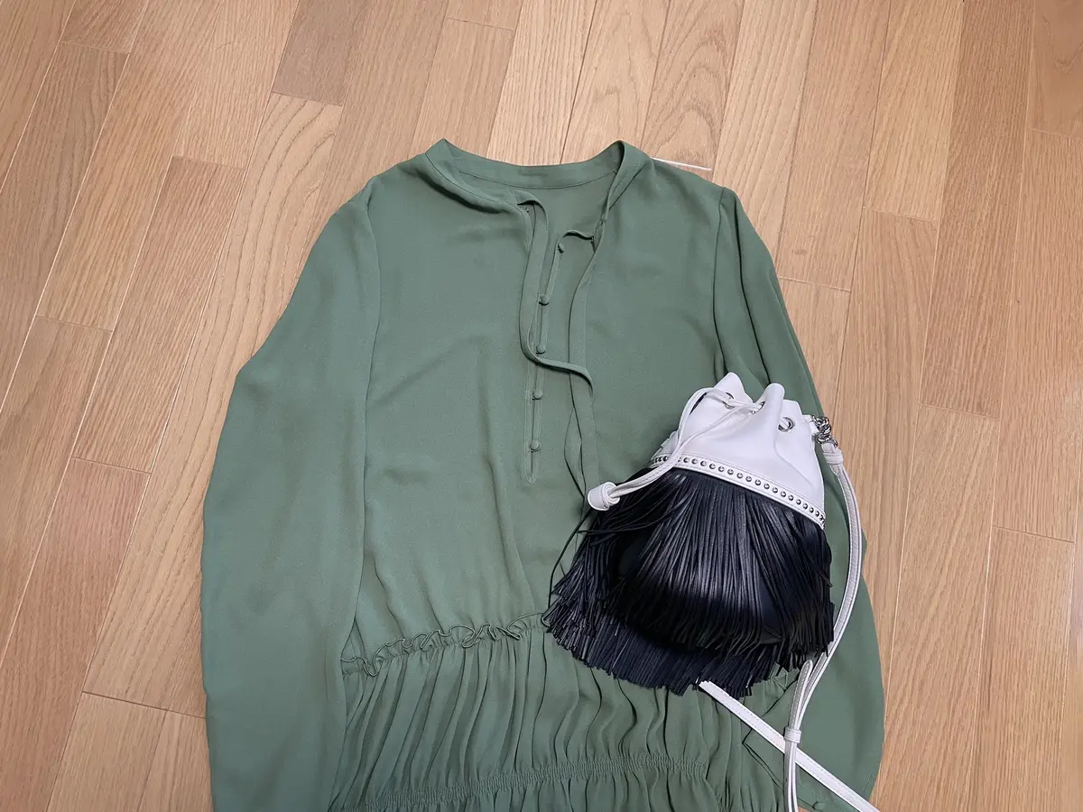 大草直子さんコラボの揺れるワンピースを秋の画像_5