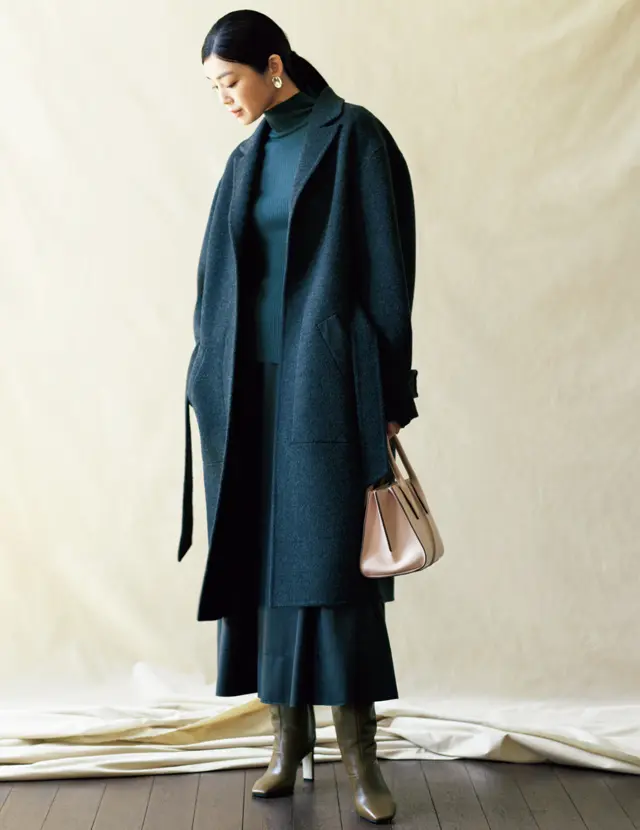 古典的なローデンコートを都会的にブラッシュアップ