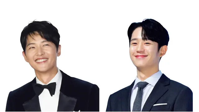 （左）ソン・ジュンギ、（右）チョン・ヘイン