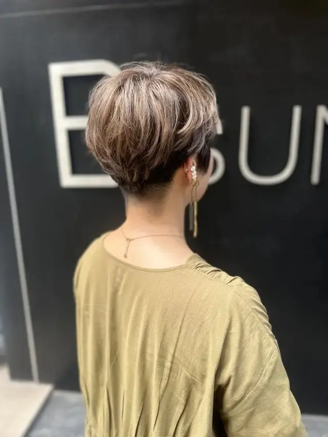 白髪ぼかしのハイライト