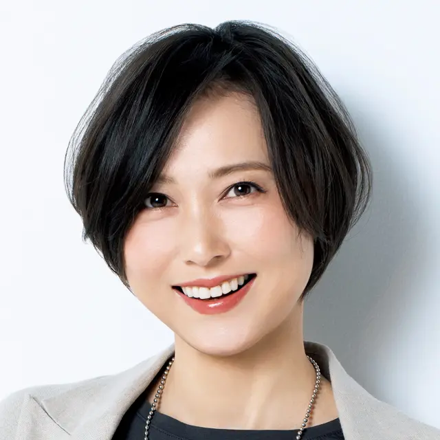 セルフでも調整しやすい！ひし形ショートボブで女性らしいやわらかさを【50代髪型・ヘアスタイル】