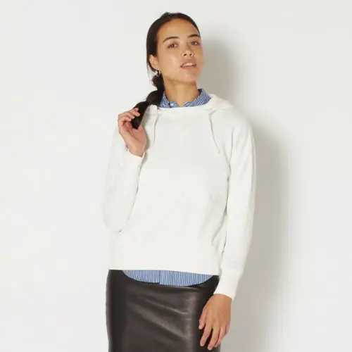 MADISONBLUE HOODED SWEAT SEAMLESS URAKE