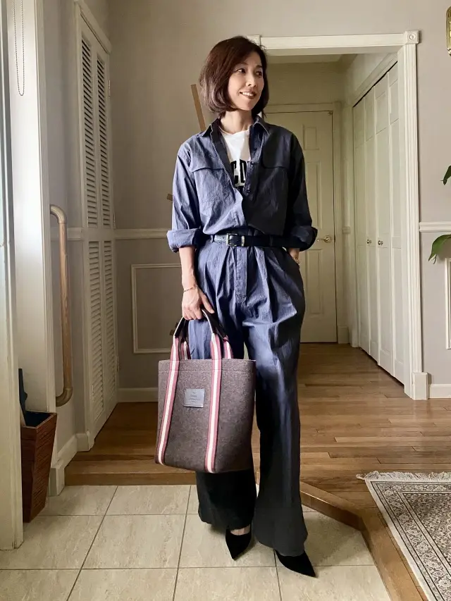 アラフィーのオールインワンコーデの画像_3